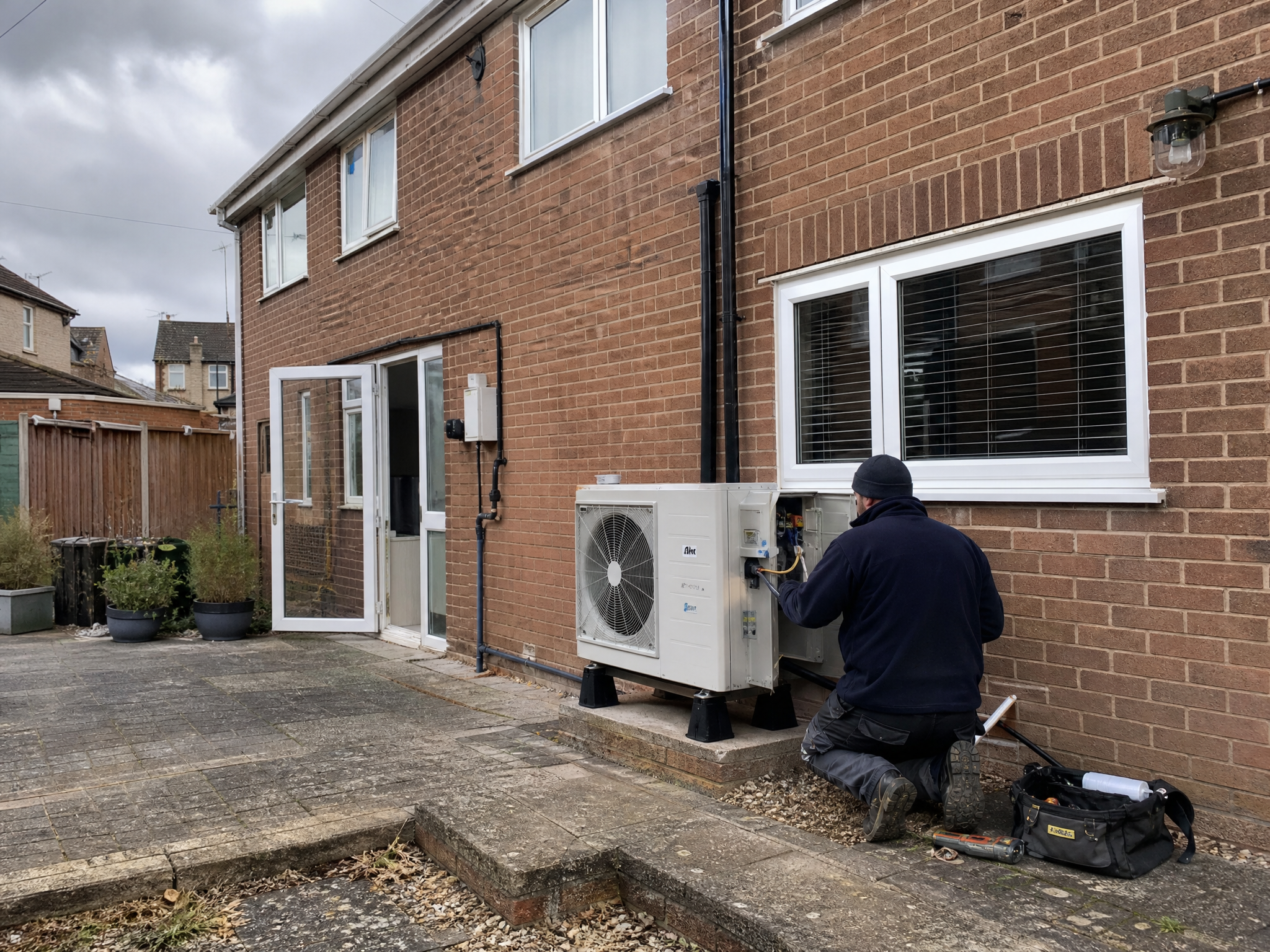 Property context showing the area relevant to how much does an air source heat pump cost in walsall (2026)? at a British home