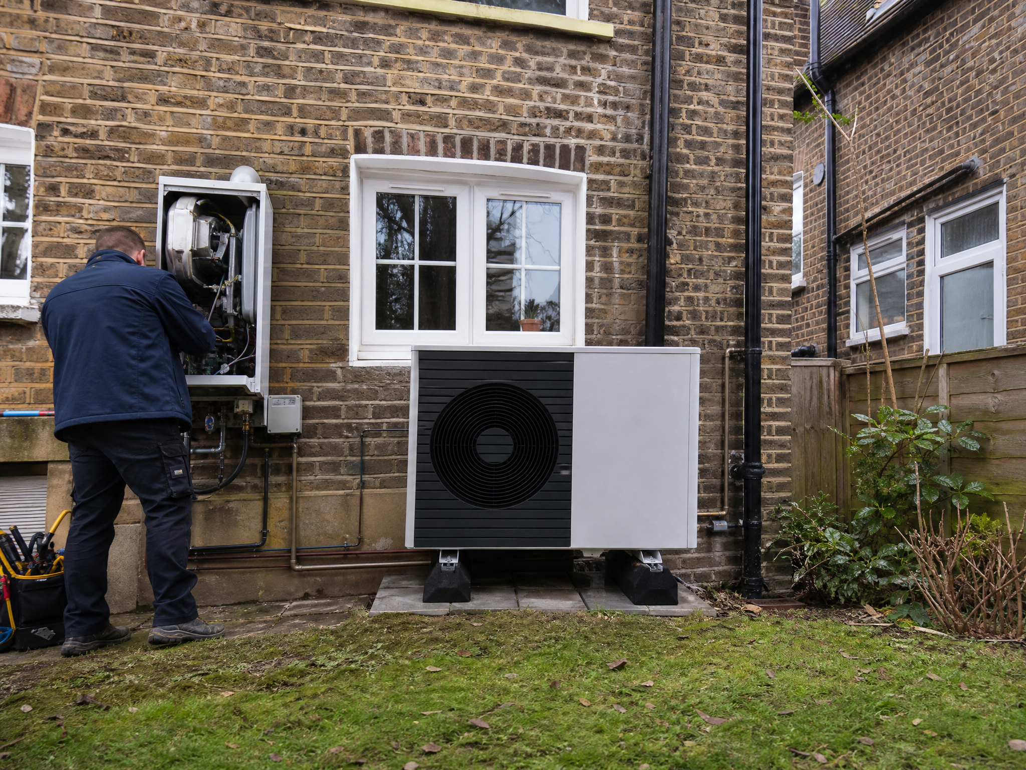 Property context showing the area relevant to heat pump running costs vs a gas boiler at a British home